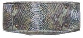 Thumbnail for your product : Brahmin Ruby Snakeskin Embossed Leather Satchel - Blue/green
