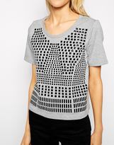 Thumbnail for your product : Noisy May Linsey Short Sleeve Embellished Sweat