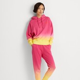 Thumbnail for your product : Lauren Petite Ralph Lauren Dip-Dyed French Terry Hoodie