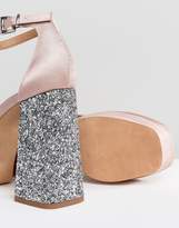 Thumbnail for your product : ASOS PAINT THE TOWN Platform Heels