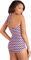 Thumbnail for your product : Esther Williams Bathing Beauty One-Piece Swimsuit in Pink Chevron