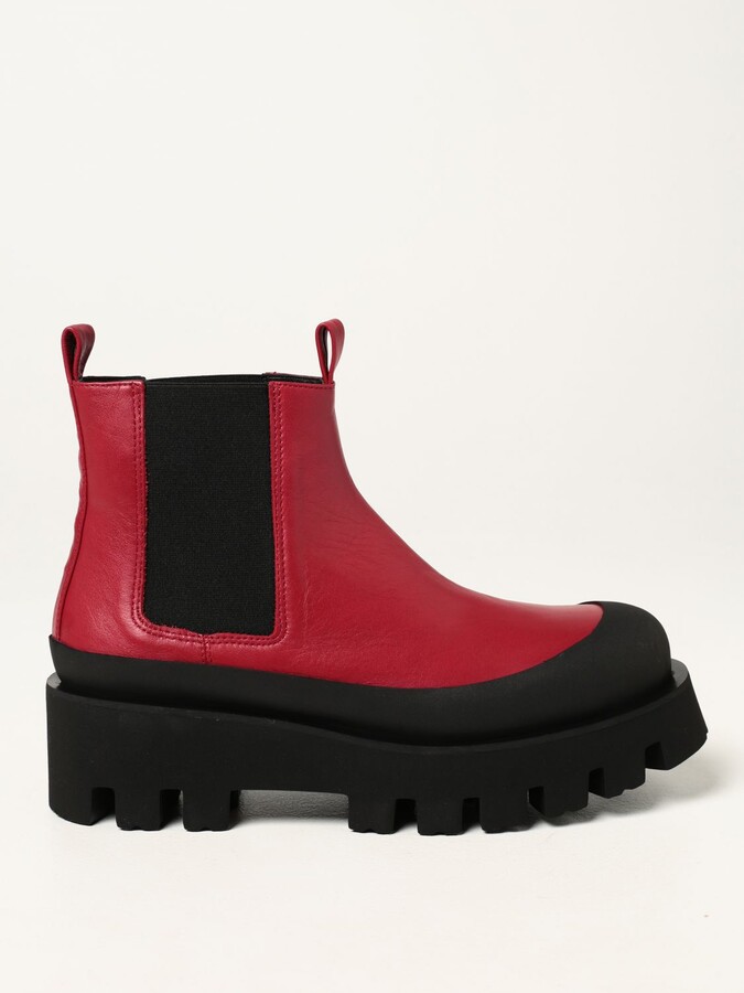 red sole boots