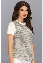Thumbnail for your product : Rebecca Taylor Short Sleeve Tweed Top
