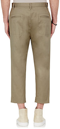 Helmut Lang Men's Twill Crop Trousers