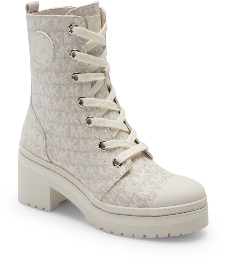 corey logo combat boot michael kors