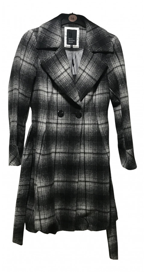 Betty Jackson Grey Wool Coats - ShopStyle