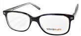 Thumbnail for your product : Socialeyes SE MELO C01 Black Crystal Rectangle Plastic Eyeglasses