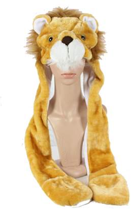 Pulama Novelty Animal HAT Cosplay CAP - Soft Headwraps Headwear with Mittens (Husky)