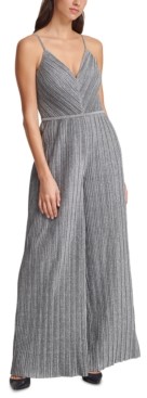 vince camuto metallic jumpsuit