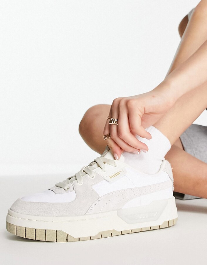 Puma Cali Dream sneakers in white and beige neutrals - Exclusive to ASOS -  ShopStyle