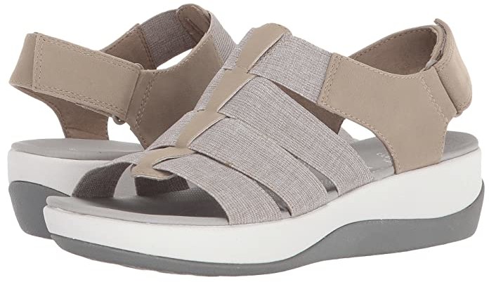 clarks elastic sandals