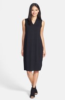 Thumbnail for your product : Eileen Fisher V-Neck Jersey Lantern Dress