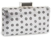 Thumbnail for your product : Jessica McClintock Polka Dot Mesh Clutch