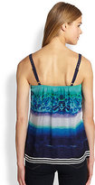 Thumbnail for your product : Twelfth St. By Cynthia Vincent by Cynthia Vincent Lace-Strap Multicolored Camisole
