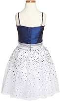 Thumbnail for your product : Un Deux Trois Metallic Dot Party Dress (Big Girls)