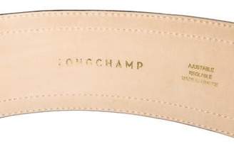 Longchamp Patent Leather Buckle Belt