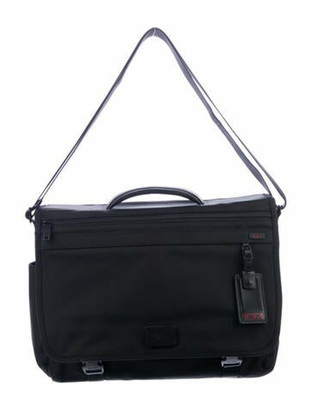 tumi nylon messenger bag