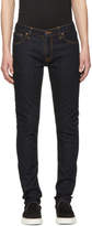 Thumbnail for your product : Nudie Jeans Indigo Skinny Lin Jeans
