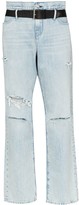Thumbnail for your product : RtA Distressed Straight-Leg Jeans