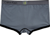 Thumbnail for your product : Calvin Klein Underwear Grey & Black Microfiber Low-Rise Briefs