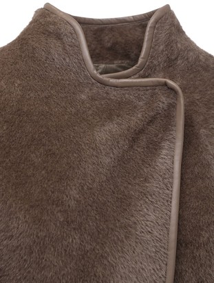 Agnona Brushed Alpaca Coat W/ Belt