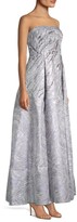 Thumbnail for your product : Aidan Mattox Embellished Jacquard Strapless Gown