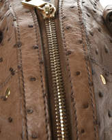 Thumbnail for your product : Saint Laurent Large Ostrich Muse Shoulder Bag - Vintage