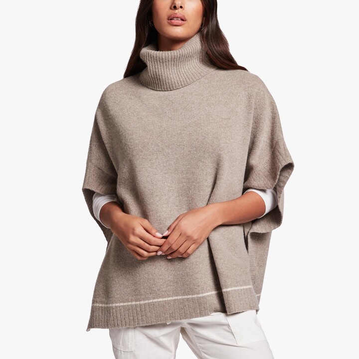 Turtleneck Poncho Sweater | Shop the world's largest collection of fashion  | ShopStyle