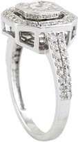 Thumbnail for your product : Artisan 18K White Gold Baguette Diamond Designer Ring Jewelry