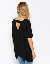 Thumbnail for your product : ASOS Oversized Tunic Top in Crepe