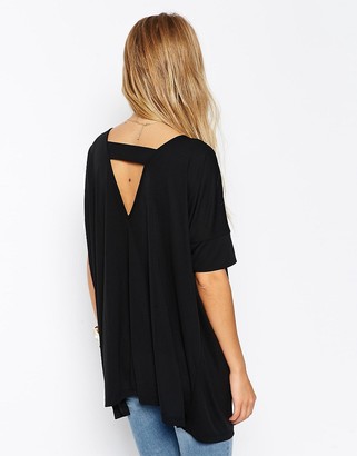 ASOS Oversized Tunic Top in Crepe