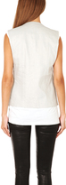 Thumbnail for your product : Helmut Lang Glossy Linen Twill Vest