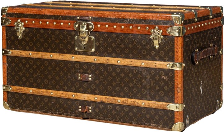 Louis Vuitton 20th Century Trunk In Monogram Canvas, France C.1930