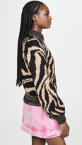 Thumbnail for your product : Ganni Hand Knit Wool Sweater