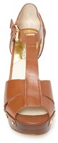 Thumbnail for your product : MICHAEL Michael Kors 'Beatrice' Leather T-Strap Platform Sandal (Women)