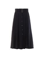 Thumbnail for your product : A.L.C. McDermott pleated crepe skirt