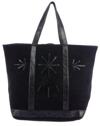 Vanessa Bruno Leather-Trimmed Tote