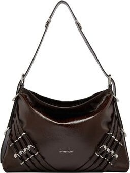 Givenchy Voyou medium bag in patent leather with multi-buckles