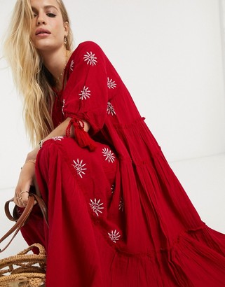 red maxi dress canada