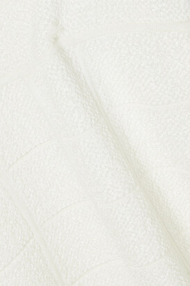 Herve Leger Cutout Textured-bandage Midi Dress - Ivory