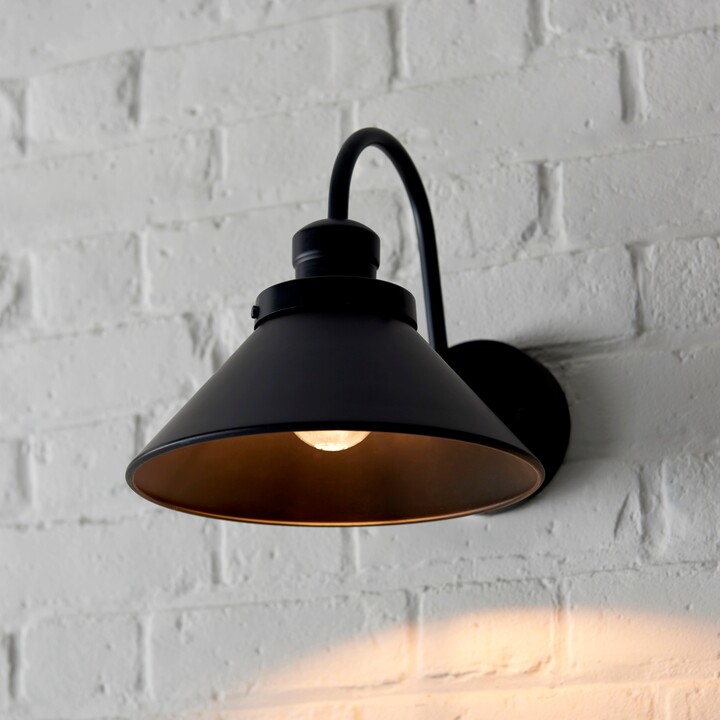 Dunelm Houston Outdoor Wall Light Black ShopStyle