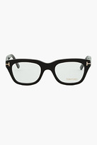 Thumbnail for your product : Tom Ford Black Thick Frame FT5178 Cat Eye Glasses