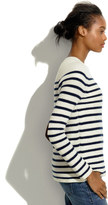 Thumbnail for your product : Madewell Elbow-Patch Stadium Sweater in Stripe