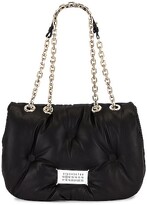 Thumbnail for your product : Maison Margiela Glam Slam Flap Shoulder Bag in Black