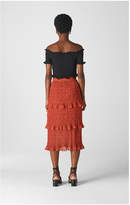 Thumbnail for your product : Whistles Mini Leopard Tiered Skirt