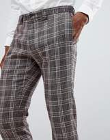 Thumbnail for your product : Noak skinny suit pants in check