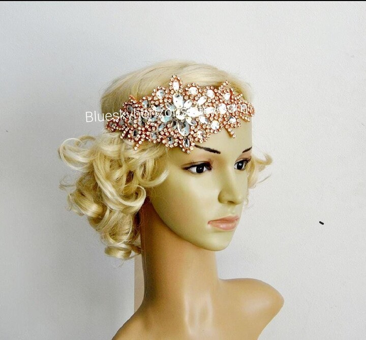 flapper rhinestone headpiece
