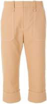 Chloé cropped stitch detail trousers 