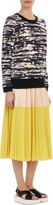 Thumbnail for your product : Cédric Charlier Accordian-Pleat Skirt-Yellow