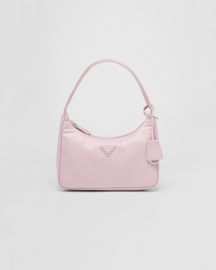 Geranium Pink Padded Nappa-leather Prada Re-edition 2005 Shoulder Bag